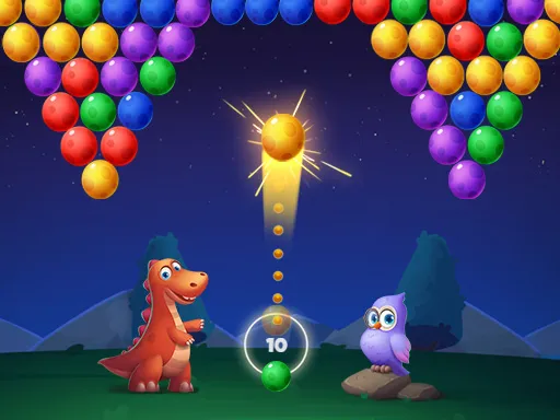 Dinasour Eggs Bubble Shooter